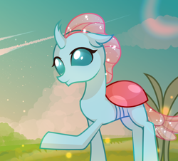 Size: 1000x903 | Tagged: artist needed, source needed, safe, imported from derpibooru, ocellus, changedling, changeling, cute, diaocelles, solo