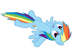 Size: 1280x947 | Tagged: safe, artist:benpictures1, imported from derpibooru, rainbow dash, pegasus, pony, a dog and pony show, belly, cute, dashabetes, female, inkscape, mare, open mouth, simple background, solo, transparent background, vector, worried