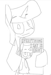 Size: 310x455 | Tagged: safe, artist:hattsy, twilight sparkle, pony, unicorn, book, female, mare, monochrome, simple background, sketch, smiling