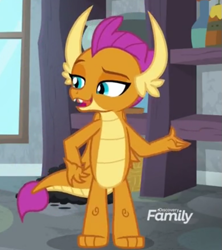 Size: 725x818 | Tagged: safe, imported from derpibooru, screencap, smolder, dragon, molt down, cropped, dragoness, female, solo