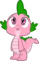 Size: 710x1126 | Tagged: safe, artist:foxyfell1337, imported from derpibooru, spike (g1), g1, g1 to g4, g4, generation leap, simple background, solo, transparent background