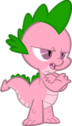 Size: 679x1177 | Tagged: safe, artist:foxyfell1337, imported from derpibooru, spike (g1), g1, g1 to g4, g4, generation leap, simple background, solo, transparent background