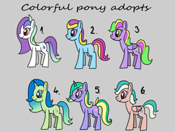Size: 1600x1200 | Tagged: safe, artist:platinumdrop, imported from derpibooru, oc, oc only, earth pony, pegasus, pony, unicorn, adoptable, female, mare