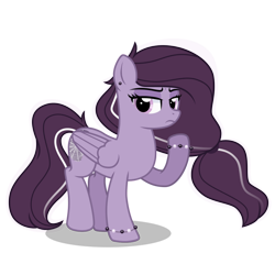 Size: 2048x2048 | Tagged: safe, imported from derpibooru, oc, oc only, pegasus, edgy, female, flying, folded wings, goth, goth pony, mare, pegasus oc, pegasus wings, simple background, solo, transparent background, wings