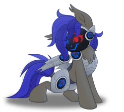 Size: 942x848 | Tagged: safe, artist:sweetmelody, imported from derpibooru, oc, oc:sweet melody, bat pony, pony protogen, solo