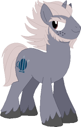 Size: 289x448 | Tagged: safe, artist:victorfazbear, imported from derpibooru, pony, unicorn, alphabittle blossomforth, g4, g5, g5 to g4, generation leap, male, pixel art, simple background, solo, stallion, transparent background
