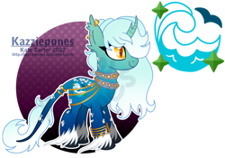 Size: 1024x717 | Tagged: safe, artist:kazziepones, imported from derpibooru, oc, oc only, oc:oceana, pony, unicorn, curved horn, female, horn, jewelry, mare, simple background, solo, transparent background