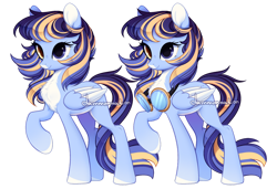 Size: 1280x875 | Tagged: safe, artist:dammmnation, imported from derpibooru, oc, oc only, pegasus, pony, duo, eyelashes, female, goggles, mare, raised hoof, simple background, transparent background