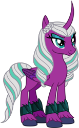 Size: 3703x6022 | Tagged: safe, alternate version, artist:emeraldblast63, imported from derpibooru, opaline arcana, alicorn, pony, spoiler:g5, spoiler:my little pony: make your mark, absurd resolution, eyeshadow, female, folded wings, g5, makeup, mare, my little pony: make your mark, simple background, smiling, smirk, solo, transparent background, wings