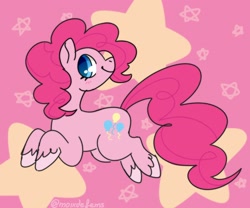 Size: 2180x1810 | Tagged: safe, artist:mrkawauso, imported from derpibooru, pinkie pie, earth pony, pony, solo, stars