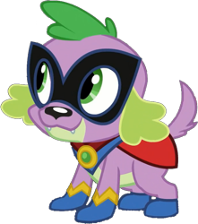 Size: 650x736 | Tagged: safe, artist:pascalmulokozi2, edit, edited screencap, imported from derpibooru, screencap, humdrum, spike, spike the regular dog, dog, equestria girls, movie magic, spoiler:eqg specials, background removed, male, power ponies, simple background, solo, transparent background