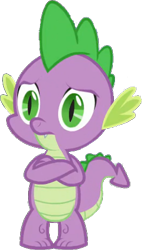 Size: 252x443 | Tagged: safe, artist:pascalmulokozi2, edit, edited screencap, imported from derpibooru, screencap, spike, dragon, background removed, crossed arms, male, simple background, solo, transparent background