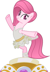 Size: 753x1086 | Tagged: safe, artist:tanahgrogot, imported from derpibooru, oc, oc only, oc:annisa trihapsari, earth pony, pony, a royal problem, ballerina, base used, cute, earth pony oc, female, long hair, mare, medibang paint, ocbetes, simple background, smiling, solo, transparent background