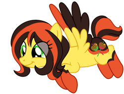 Size: 1280x973 | Tagged: safe, artist:ladylullabystar, imported from derpibooru, oc, oc only, oc:candy apple, pony, base used, colored wings, female, mare, multicolored wings, simple background, solo, transparent background, wings