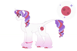 Size: 1280x854 | Tagged: safe, artist:itstechtock, imported from derpibooru, oc, oc only, oc:eclipse, pony, unicorn, female, glasses, leonine tail, magical lesbian spawn, mare, offspring, parent:moondancer, parent:twilight sparkle, parents:twidancer, simple background, solo, tail, white background