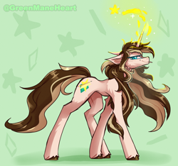 Size: 3000x2802 | Tagged: safe, artist:greenmaneheart, imported from derpibooru, oc, oc:emeria, unicorn, female, magic, mare, solo