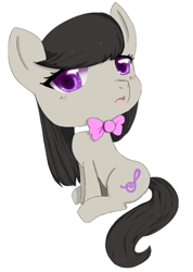 Size: 595x838 | Tagged: safe, artist:glitchyraptor, imported from derpibooru, octavia melody, earth pony, pony, 2014, chibi, old art, simple background, solo, white background