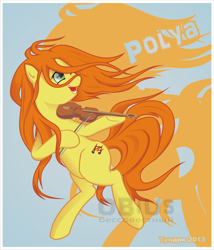 Size: 4903x5736 | Tagged: safe, artist:bessovestniy, imported from derpibooru, oc, oc only, pony, cyrillic, musical instrument, solo, violin, zoom layer