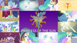 Size: 4350x2450 | Tagged: safe, edit, edited screencap, editor:quoterific, imported from derpibooru, screencap, gallus, princess celestia, alicorn, human, pegasus, pony, unicorn, 2 4 6 greaaat, 28 pranks later, a canterlot wedding, equestria girls, equestria girls series, forgotten friendship, griffon the brush off, horse play, lesson zero, magical mystery cure, princess twilight sparkle (episode), sonic rainboom (episode), the crystalling, the cutie mark chronicles, the cutie re-mark, armor, blast, cloudsdale, eyes closed, female, female focus, flying, glowing, glowing horn, high res, horn, jewelry, magic, magic aura, magic beam, magic blast, male, mare, open mouth, regalia, royal guard, scroll, snow, solo focus, stallion