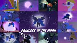 Size: 1978x1113 | Tagged: safe, edit, edited screencap, editor:quoterific, imported from derpibooru, screencap, princess celestia, princess luna, alicorn, bat, pony, a canterlot wedding, a hearth's warming tail, best gift ever, between dark and dawn, bloom and gloom, do princesses dream of magic sheep, for whom the sweetie belle toils, luna eclipsed, princess spike (episode), princess twilight sparkle (episode), season 2, season 3, season 4, season 5, season 6, season 9, sleepless in ponyville, the crystal empire, to where and back again, spoiler:s09, cape, clothes, eyes closed, female, jewelry, lightning, open mouth, raised hoof, regalia, snow