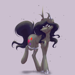 Size: 3000x3000 | Tagged: safe, artist:thelazyponyy, imported from derpibooru, oc, oc only, pony, unicorn, hoof shoes, horn, simple background, solo, unicorn oc