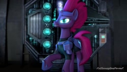 Size: 1280x720 | Tagged: safe, artist:xvclumsybusponevx, imported from derpibooru, tempest shadow, pony, 3d, solo