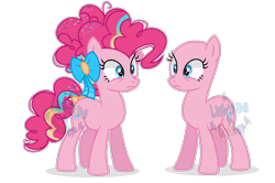 Size: 4458x2959 | Tagged: safe, artist:cheekycheesefan101, imported from derpibooru, pinkie pie, pony, bald, base used, older, simple background, solo, transparent background