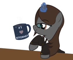 Size: 3509x2875 | Tagged: safe, artist:mrvector, imported from derpibooru, oc, oc only, oc:sonata, pony, unicorn, absurd resolution, clothes, cute, elements of justice, female, glowing, glowing horn, horn, looking at you, magic, mare, mug, simple background, smiling, solo, telekinesis, transparent background, turnabout storm