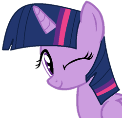 Size: 461x449 | Tagged: safe, artist:ivuiadopts, artist:twilyisbestpone, imported from derpibooru, twilight sparkle, alicorn, pony, base used, bust, cute, female, looking at you, mare, one eye closed, simple background, smiling, solo, transparent background, twiabetes, twilight sparkle (alicorn), wink, winking at you