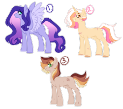 Size: 1400x1240 | Tagged: safe, artist:purplegrim40, imported from derpibooru, oc, oc only, earth pony, pegasus, pony, unicorn, earth pony oc, female, horn, male, mare, pegasus oc, simple background, solo, stallion, transparent background, unicorn oc