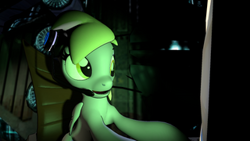 Size: 320x180 | Tagged: safe, imported from derpibooru, derpy hooves, 3d, deep rock galactic, female, headset, microphone, mod