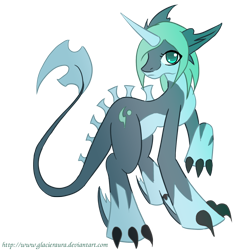 Size: 1200x1200 | Tagged: safe, artist:roselinath, imported from derpibooru, oc, oc only, hybrid, pony, horn, simple background, solo, transparent background