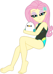 Size: 5224x7237 | Tagged: safe, artist:emeraldblast63, imported from derpibooru, fluttershy, bird, seagull, equestria girls, fixed