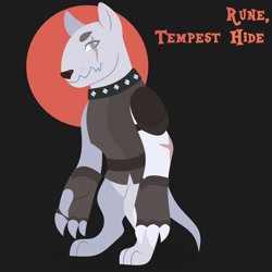 Size: 1024x1024 | Tagged: safe, artist:kabuvee, imported from derpibooru, oc, oc:rune, diamond dog, solo