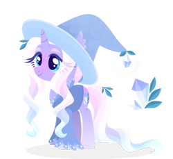 Size: 1024x939 | Tagged: safe, artist:kabuvee, imported from derpibooru, oc, pony, unicorn, female, hat, mare, simple background, solo, transparent background, witch hat