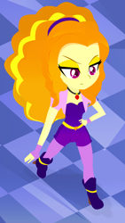 Size: 1080x1920 | Tagged: safe, artist:8feet, imported from derpibooru, adagio dazzle, human, equestria girls, female, gem, lineless, siren gem