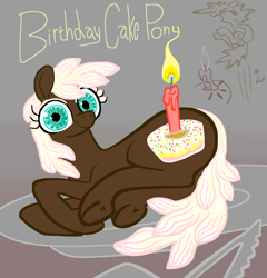 Size: 2802x2917 | Tagged: safe, artist:ja0822ck, imported from derpibooru, pony, cake, candle, food, happy birthday