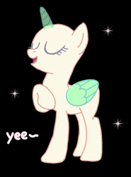 Size: 893x1205 | Tagged: safe, artist:abzx, imported from derpibooru, alicorn, pegasus, pony, unicorn, base, black background, simple background, solo