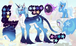 Size: 1280x782 | Tagged: safe, artist:malinraf1615, imported from derpibooru, trixie, pony, alternate design, reference sheet, solo