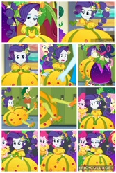 Size: 1200x1800 | Tagged: safe, artist:batboy101, imported from derpibooru, rarity, human, equestria girls, equestria girls series, holidays unwrapped, spoiler:eqg series (season 2), cornucopia costumes, inflatable dress, o come all ye squashful