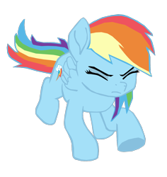 Size: 1280x1355 | Tagged: safe, artist:benpictures1, imported from derpibooru, rainbow dash, pegasus, pony, my little pony: the movie, cute, dashabetes, eyes closed, female, inkscape, mare, simple background, solo, transparent background, vector