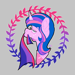 Size: 4000x4000 | Tagged: safe, artist:annondragahart, imported from ponybooru, oc, oc:hsu amity, bisexual pride flag, pride, pride flag, pride month