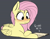 Size: 3204x2522 | Tagged: safe, artist:pinkberry, imported from derpibooru, fluttershy, pegasus, pony, blushing, book, colored, fanfic, human in equestria, implied human, lounging, lying, lying down, on floor, prone, reading