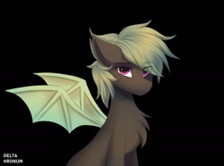 Size: 1423x1060 | Tagged: safe, artist:delta hronum, imported from derpibooru, oc, oc only, bat pony, pony, solo