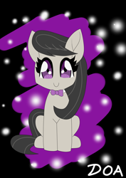 Size: 2893x4092 | Tagged: safe, artist:doaart, imported from derpibooru, octavia melody, earth pony, pony, chibi, commission, looking at you, smiling, solo, ych result