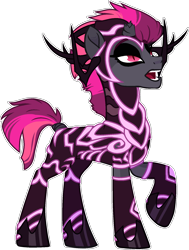 Size: 1326x1755 | Tagged: safe, artist:rickysocks, imported from derpibooru, oc, oc only, unnamed oc, pony, unicorn, armor, base used, broken horn, horn, lidded eyes, open mouth, raised hoof, simple background, solo, transparent background, unicorn oc