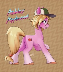 Size: 2480x2850 | Tagged: safe, artist:pwnagespartan, imported from derpibooru, oc, oc only, oc:ashley applewood, earth pony, pony, butt, plot, solo