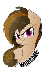 Size: 2480x4000 | Tagged: safe, artist:dormin-dim, imported from derpibooru, oc, oc only, oc:cupcake slash, earth pony, pony, bust, earth pony oc, simple background, solo, transparent background