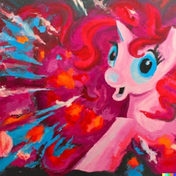 Size: 1024x1024 | Tagged: safe, imported from derpibooru, pinkie pie, earth pony, pony, ai content, ai generated, female, generator:dall-e 2, mare, solo