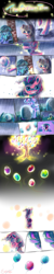 Size: 1500x7500 | Tagged: safe, artist:aquagalaxy, imported from derpibooru, pinkie pie, twilight sparkle, alicorn, earth pony, pony, balloon, comic, gravestone, sad, smiling, solo, tree, twilight sparkle (alicorn)